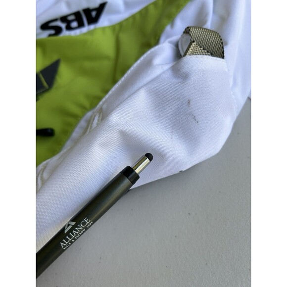 NWT ABS Snowmobile 22 Zip-off Bag For Base Unit Backpack White And Green - Picture 10 of 11
